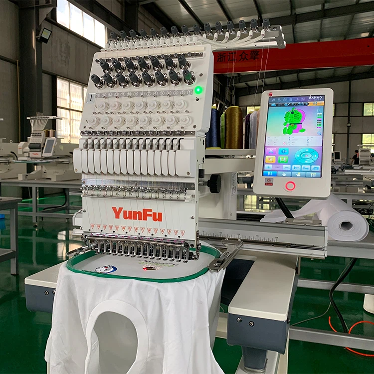 دستگاه گلدوزی مسطح مساحت بزرگ گلدوزی